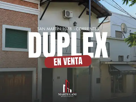 DUPLEX EN VENTA 2 dormitorios, 3 baños más 1 ambiente apto para local comercial, Corrientes Capital