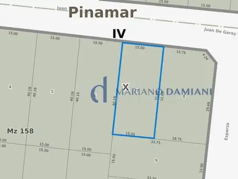 Terreno en Venta en Valeria del Mar, USD 35.000