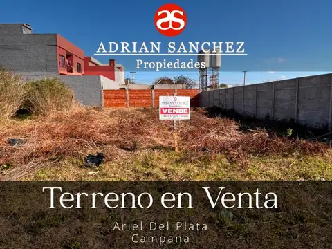  Terreno en venta en Barrio Ariel del Plata!