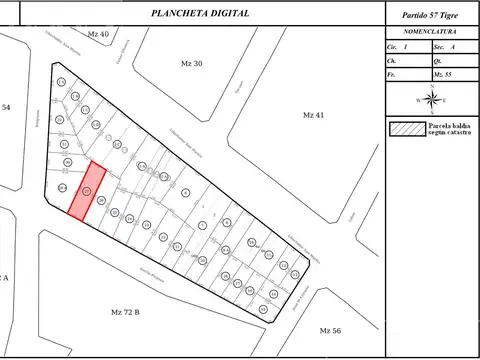 Lote en venta - Picasso al 300, Tigre