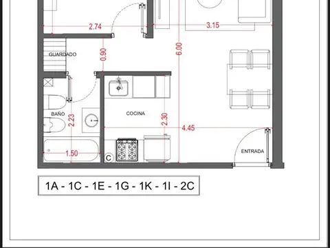 Brigadier general juan manuel de rosas 171 , Piso 1