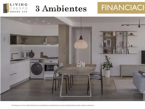 Venta - Departamento - 3 ambientes - Villa Crespo