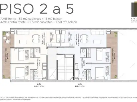 Departamento en Venta de 2 dormitorios
