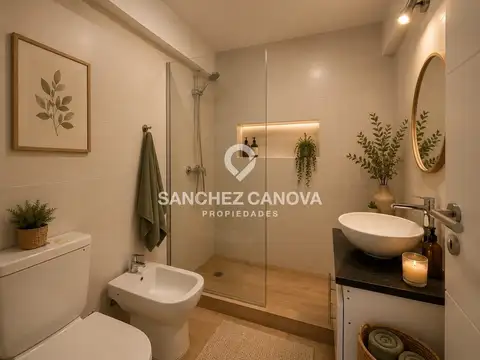 Departamento 3 ambientes con 2 baños