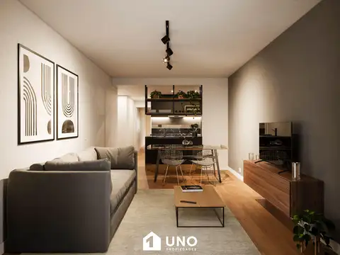 Departamento 3 ambientes con 2 baños
