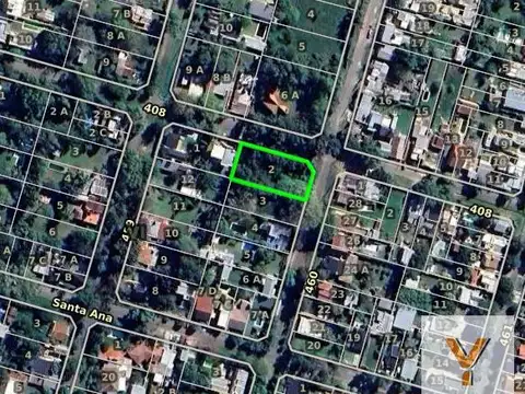 Terreno en Venta de 845,0 m2