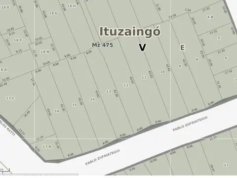 Terreno en Venta en Ituzaingo, USD 350.000