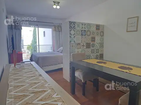 Monoambiente Moderno con balcón y amenities en Caballito