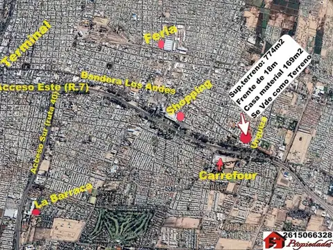 Terreno en Venta en Villa Nueva de Guaymallen, USD 140.000