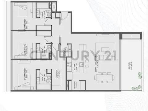 Aqua Marina Nordelta Depto 4 ambientes con terraza al río