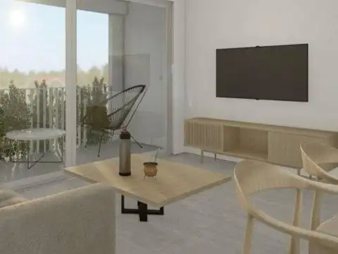 Departamento 2 ambientes con 1 baño