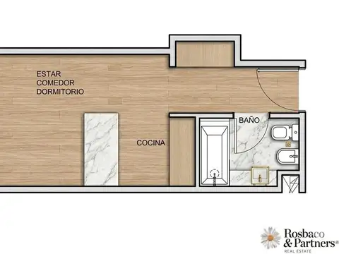 Departamento en Venta de Monoambiente