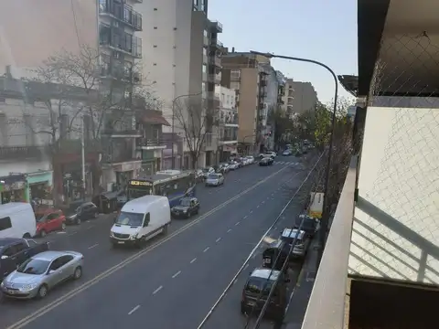 NAZCA 1700 Ambiente divisible al frente balcon 40m2 Departamento Villa del Parque ALQULER