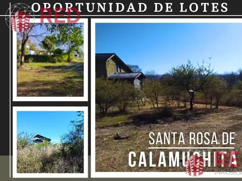 Terreno en Calamuchita (Santa Monica)