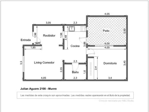 Depto Tipo Casa en Venta de 1 dormitorio