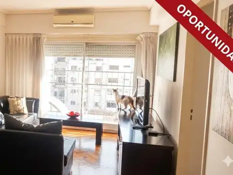 3 AMB de 83 m²,Piso alto al Frente, Balcón Corrido/ Almagro