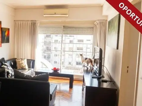 3 AMB de 83 m²,Piso alto al Frente, Balcón Corrido/ Almagro