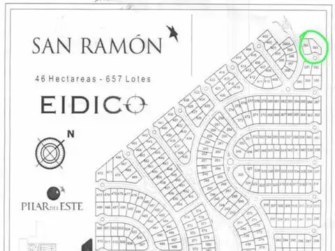 Ram. Espectacular Lote Interno En San Ramon
