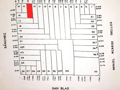 Lote 9,06 x 23,00 mts. USAB 2 + Enrase. Excelente ubicación