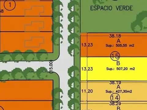 Venta de Lote en Barrio Angosto City Bell