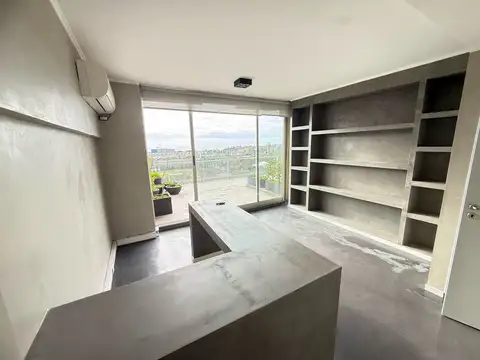 Oficina en Nunez con Cocheras - Seguridad 24hs. Unica con Terraza Propia y Vista al Rio
