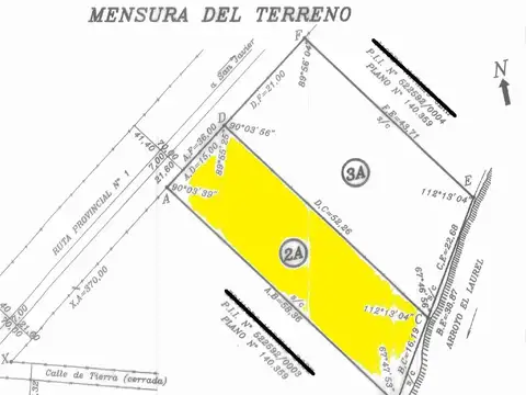 Terreno en Venta de 830,0 m2