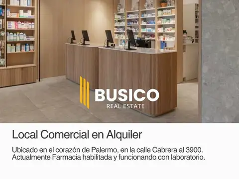 LOCAL COMERCIAL EN PALERMO 500 M2 EN UNA PLANTA