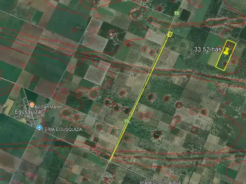 Campo 33 Has Zona Egusquiza sobre Ruta 13