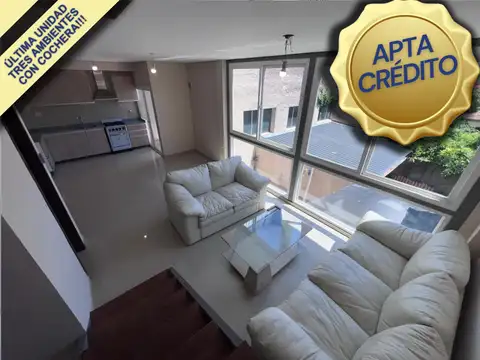 APTO CREDITO Venta Depto Tres Ambientes CON Cochera EN Florida Vicente Lopez