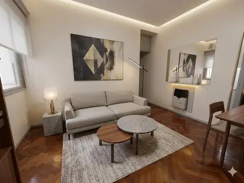 Departamento 2 ambientes con 1 baño
