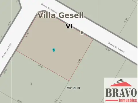 Terreno en Venta en Mar Azul, USD 210.000