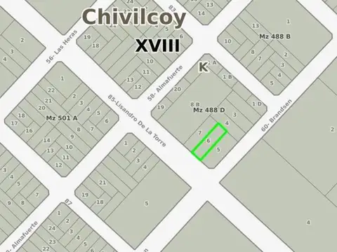 Avenida Lisandro de la Torre e/ Brandsen y Almafuerte