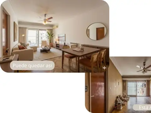 3 Ambientes - Balcon - Contrafrente - Silencioso - Belgrano