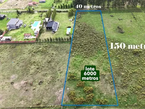 Terreno en Venta de 6000,0 m2