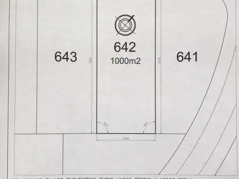 Terreno en Venta 50  mts Fondo