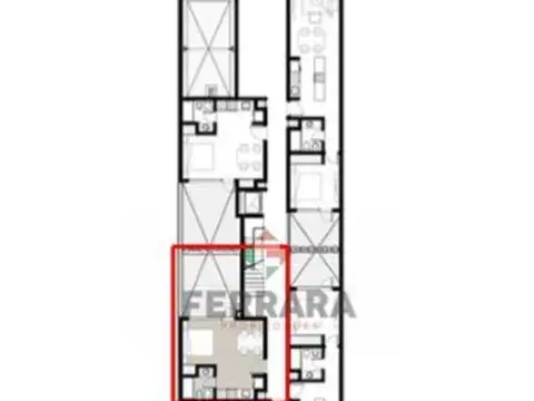 Departamento en Venta de Monoambiente
