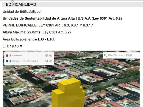 Terreno en Venta 35  mts Fondo