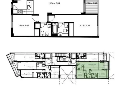 Departamento en Venta de 2 dormitorios