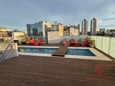 MONOAMBIENTE AMOBLADO - PRECIO PACK - PALERMO con BALCON y PILETA