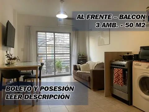 Depto 3 amb excelente, V. Crespo (LEER DETALLES).