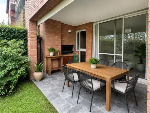 Departamento de 2 Ambientes en Alquiler, San Isidro, cochera, Jardin con Parrilla, Amenities