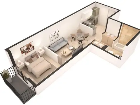 Departamento en Venta Apto profesional