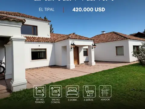 Casa en Venta en El Tipal, Salta