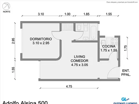 Departamento en Venta en Monserrat, USD 65.000