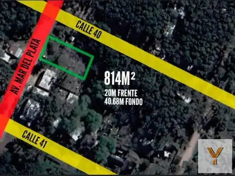 Terreno en venta - 814 mts2 - Mar Azul