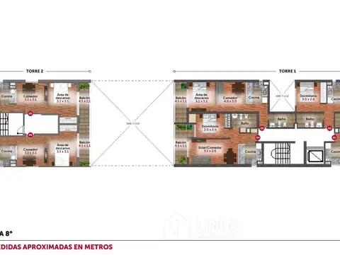Departamento Monoambiente con 1 baño
