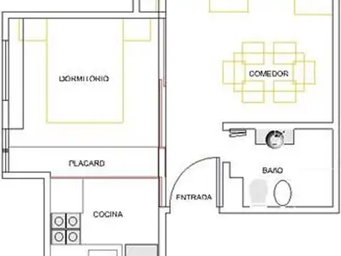 Departamento en Alquiler en Las Cañitas, $ 700.000