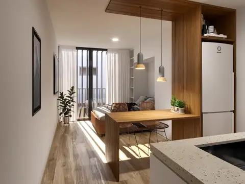 Departamentos monoambientes modernos en venta zona sur
