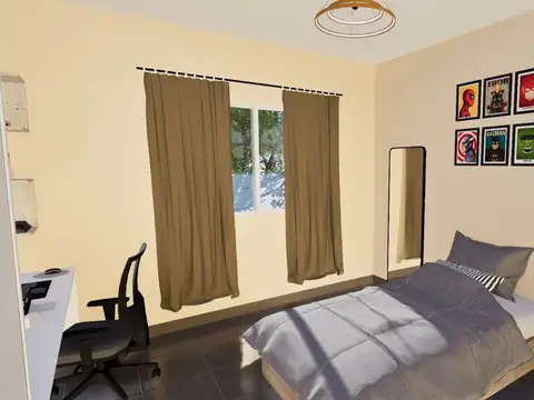 Departamento 4 ambientes con 1 baño