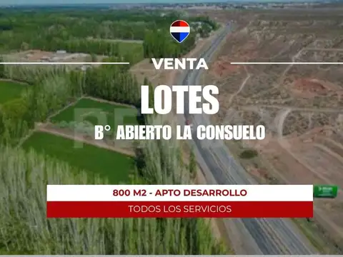 Venta lote apto desarrollo | barrio la consuelo